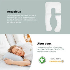 Coussin D'allaitement & De Grossesse Grand Format - B.Love XXL Mineral Gris De Babymoov 12 Coussin D'allaitement & De Grossesse Grand Format - B.Love XXL Mineral Gris De Babymoov -Bébé Boutique 01172532 5