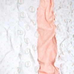 Lot De 4 Maxi-Langes Mousseline Blushing Bunnies De Aden + Anais Essentials -Bébé Boutique 01172653 3