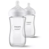 Lot De 2 Biberons Natural En Verre 3.0 240 Ml De Philips AVENT