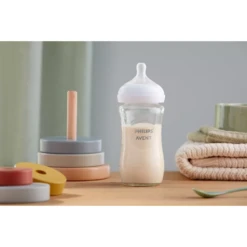 Lot De 2 Biberons Natural En Verre 3.0 240 Ml De Philips AVENT -Bébé Boutique 01173008 4