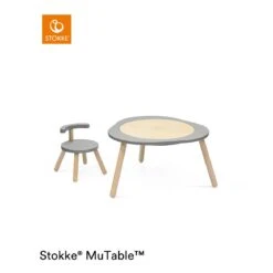Table De Jeu MuTable™ V2 Gris Tempête De Stokke® -Bébé Boutique 01173218 3