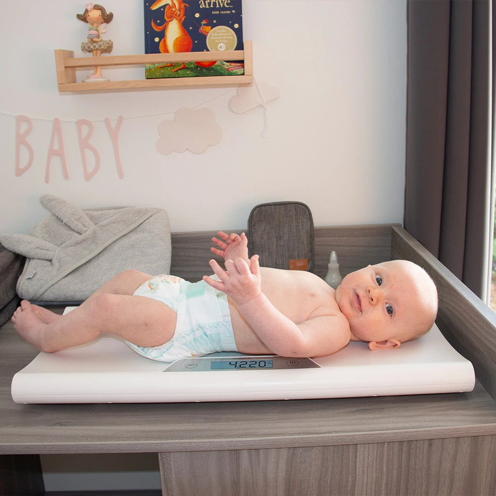 B-Pèse Bébé Digital Blanc De Bo Jungle 4 B-Pèse Bébé Digital Blanc De Bo Jungle – Image 4