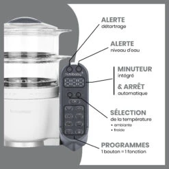 Pack Batch Cooking Nutribaby(+) & 3 Babybols 250mL Blanc De Babymoov -Bébé Boutique 01174504 6