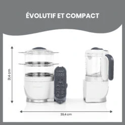 Pack Batch Cooking Nutribaby(+) & 3 Babybols 250mL Blanc De Babymoov -Bébé Boutique 01174504 8