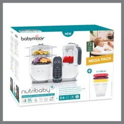 Pack Batch Cooking Nutribaby(+) & 3 Babybols 250mL Blanc De Babymoov -Bébé Boutique 01174504 9