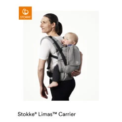 Porte-bébé Limas™ Flex Ardoise Florale De Stokke® -Bébé Boutique 10526438 1
