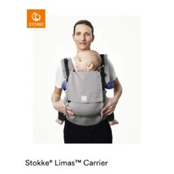 Porte-bébé Limas™ Flex Ardoise Florale De Stokke® -Bébé Boutique 10526438 3