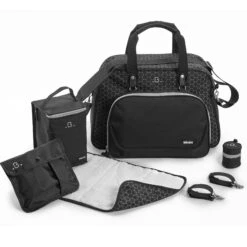 Beaba Sac à Langer Genève Noir / Gris De Béaba -Bébé Boutique 13047130 2