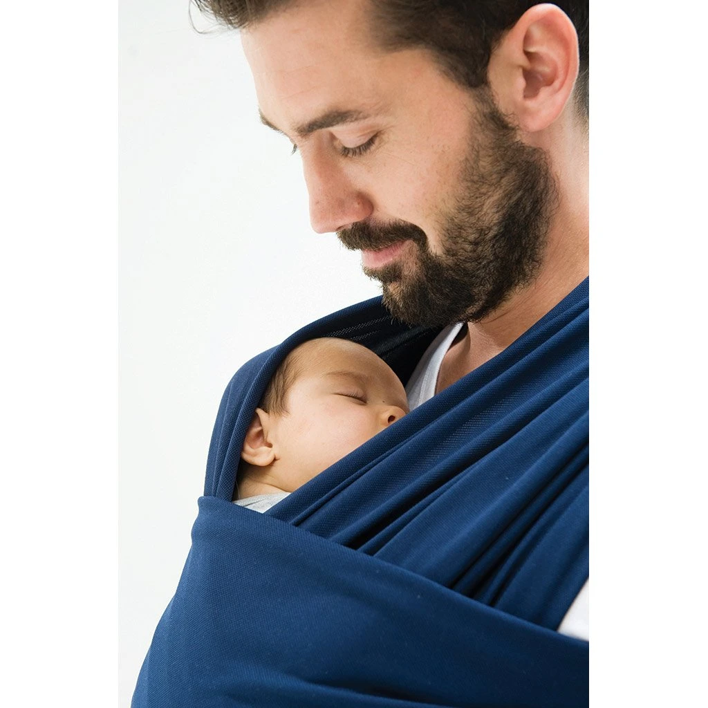 Écharpe De Portage Extensible Respirante Tricot-Slen Cool Black De Babylonia 3 Écharpe De Portage Extensible Respirante Tricot-Slen Cool Black De Babylonia – Image 3