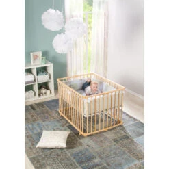 Parc Pliable Lucilee Petit Modèle Blanc étoiles De Geuther -Bébé Boutique 78960627 2